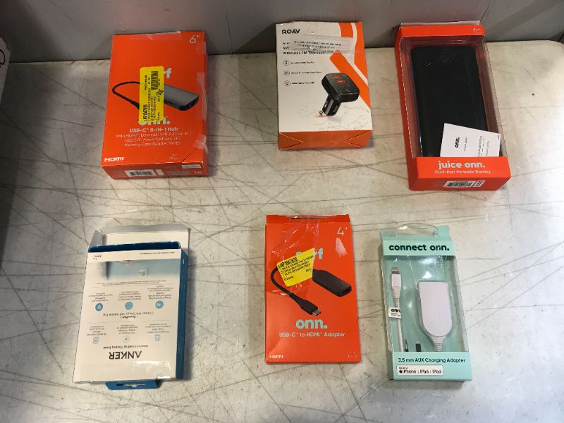 Photo 1 of Bag Lot 6 Items Misc Electronics (SOLD AS IS)