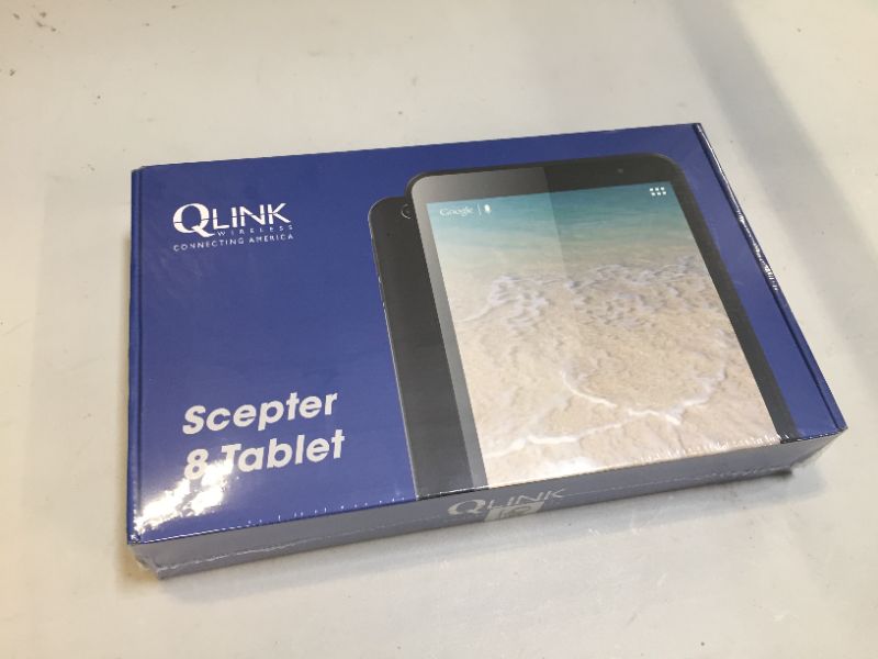 Photo 1 of QLink Wireless Scepter 8 Tablet--- New in Box Factory Sealed
