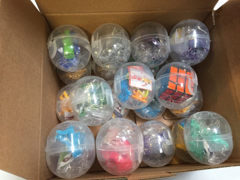 Photo 1 of Veche-Rinka 24 Pcs Egg Capsules Party Favor for Kids 4-8 8-12 Large Assortment Bundle Carnival Prizes Birthday Classroom Rewards Pinata Fillers Treasure Chest School Prize Box Toys Goodie Bag Fillers