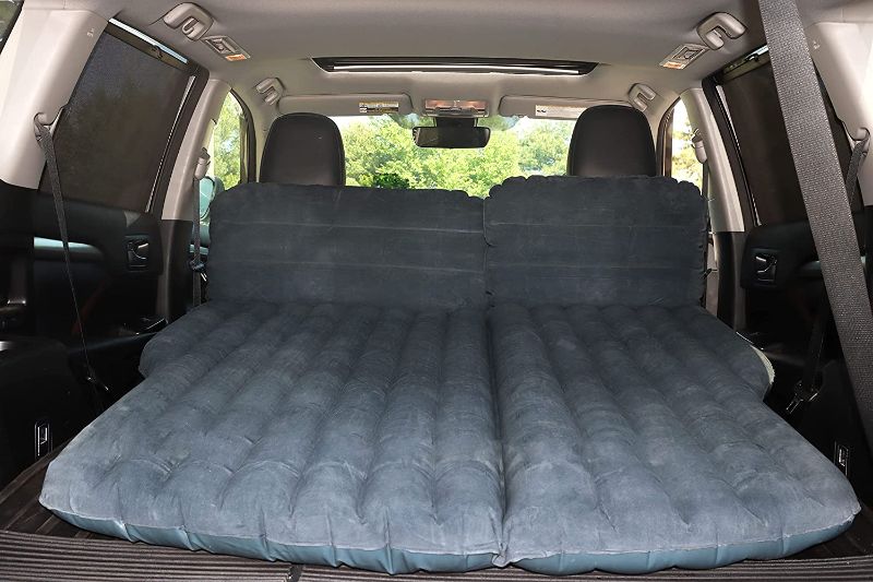 Photo 1 of  Inflatable SUV Air Mattress with Pump (Portable), Travel, Camping, Vacation | Inflatable Back Seat Sleeping Cushion | truck, SUV, minivan