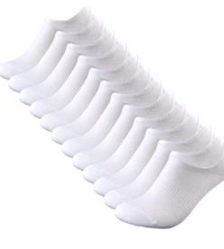 Photo 1 of 
ONKE Mens Combed Cotton No Show Socks 12/6 Pairs Non Slip Gels Light Thin Flats Boat Loafer Low Liner Socks
size S
