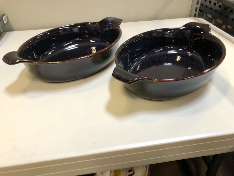 Photo 2 of 2 Au Gratin Pan Oval Casserole Dish