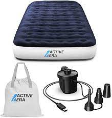 Photo 1 of Active Era Luxury Camping Air Mattress with Built in Pump - Twin Air Mattress with USB Rechargeable Pump, Travel Bag - Single Air Mattress for Tent Camping