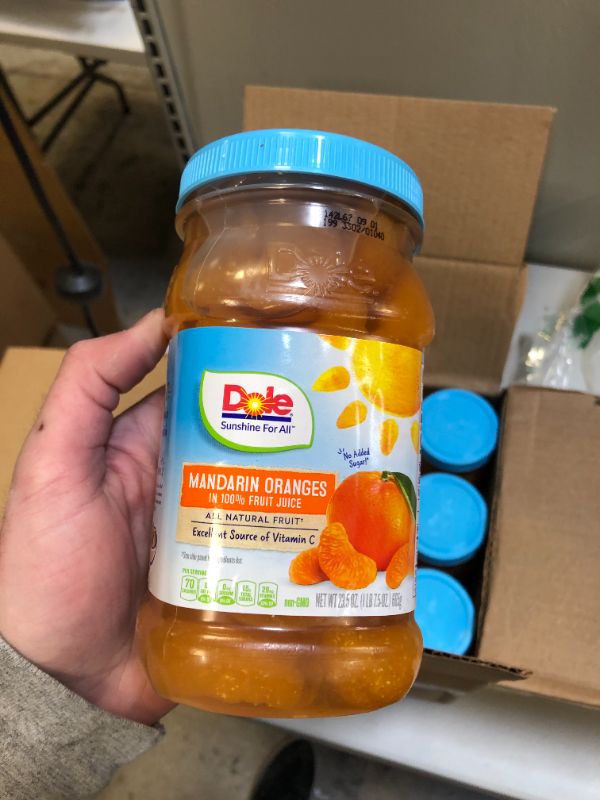 Photo 1 of 7 pack of Dole Mandarin Oranges