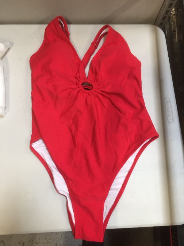 Photo 1 of CUPSHE Bikini for Women L Red 
