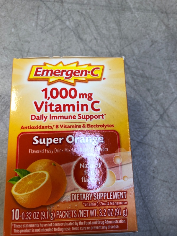 Photo 2 of 
Emergen-C 1000mg Vitamin C w/ Antioxidants B Vitamins & Electrolytes exp- 08/2022 - factory sealed 