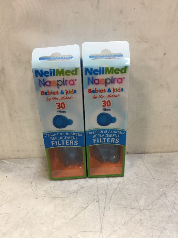Photo 3 of NeilMed Naspira Filter Replacements, Blue, 30 Count
2 pack 
