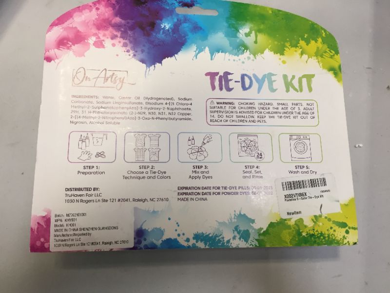 Photo 2 of pastellea tie dye kit -5 Colors
