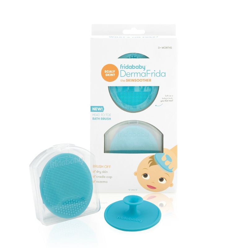 Photo 1 of Fridababy DermaFrida the Skinsoother Bath Brush Set in White at Nordstrom