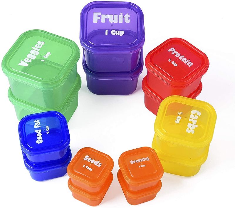 Photo 1 of 21 Day LABELED Efficient Nutrition Portion Control Containers Kit