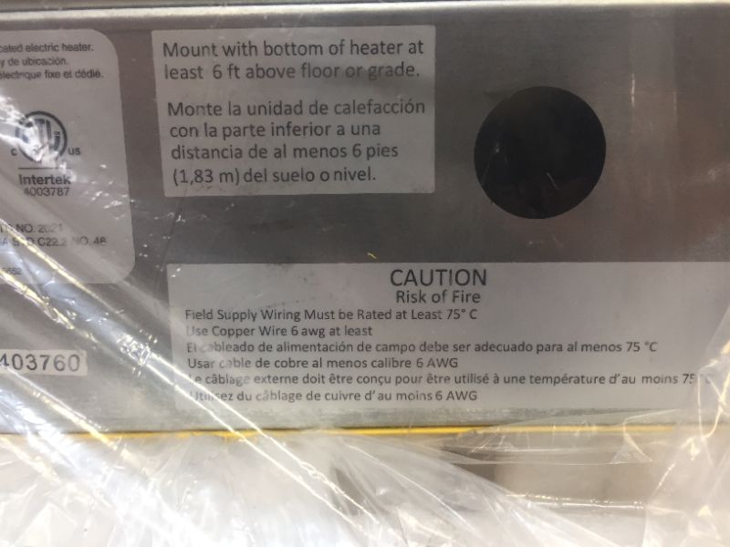 Photo 3 of ***BRAND NEW OPEN BOX FOR TAKE PICTURE*** Dura Heat EWH9600 Electric Forced Air Heater with Remote Control 34,120 Btu(ITEM ARE GOOD CONDITION)
