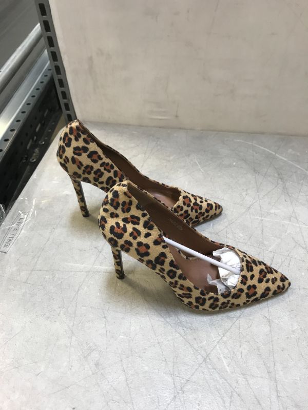 Photo 1 of Cheetah print heels size 6/7 womens