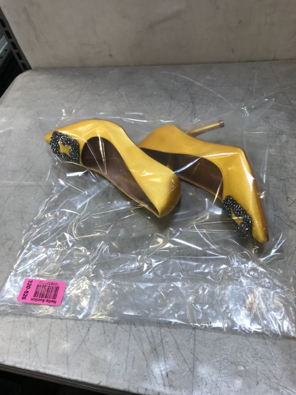 Photo 3 of womens size 6.5 yellow heel 