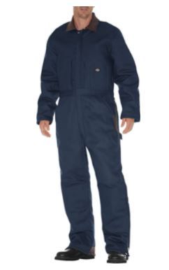 Photo 1 of Dickies Men's Premium Insulated Duck Coverall LARGE Dark Navy