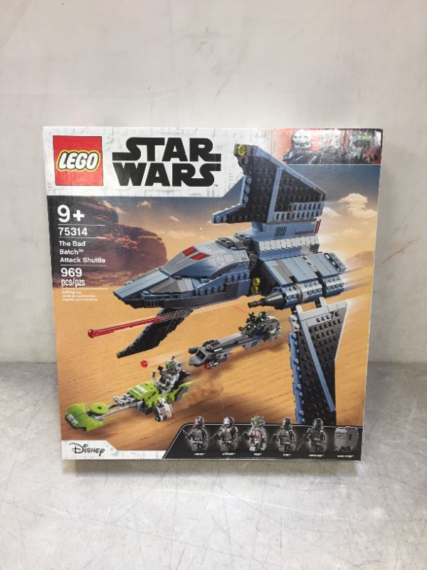 Photo 2 of LEGO Star Wars The Bad Batch Attack Shuttle 75314 Awesome Toy with 2 Speeders Minifigures of Bad Batch Clones (969 Pieces)
