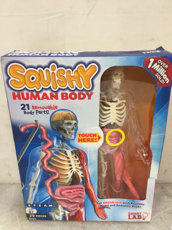 Photo 2 of SmartLab Toys Squishy Human Body with 21 Removable Body Parts with Anatomy Book
