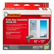 Photo 1 of 84 in. x 110 in. Clear Plastic Patio Indoor Shrink Window Kit
