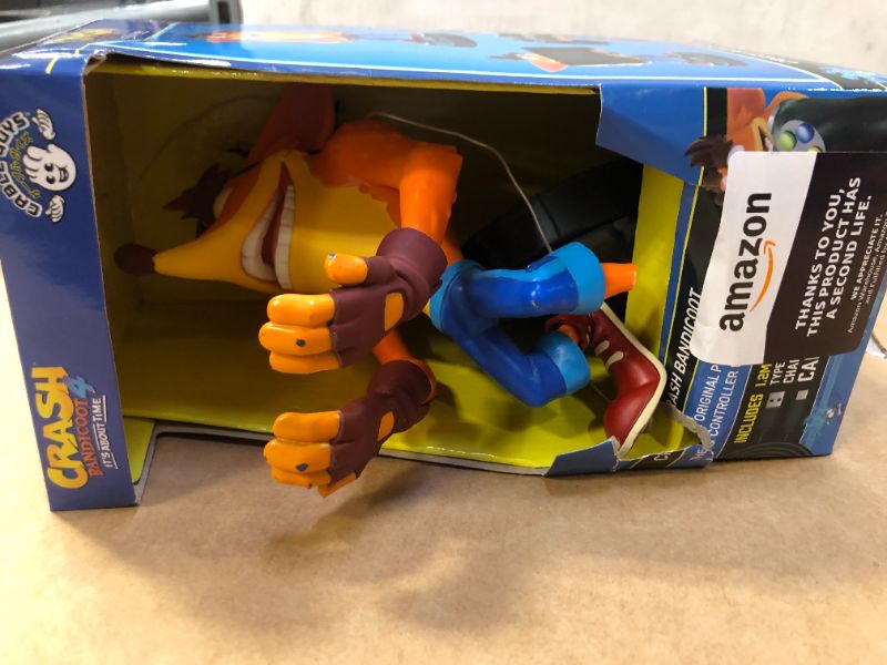 Photo 4 of Exquisite Gaming Cable Guys - Quantum Crash Bandicoot - Cable Guy Phone and Controller Holder, Orange
