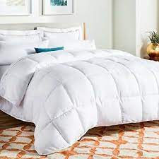 Photo 1 of All-Season White Down Alternative Twin Size Quilted Comforter
