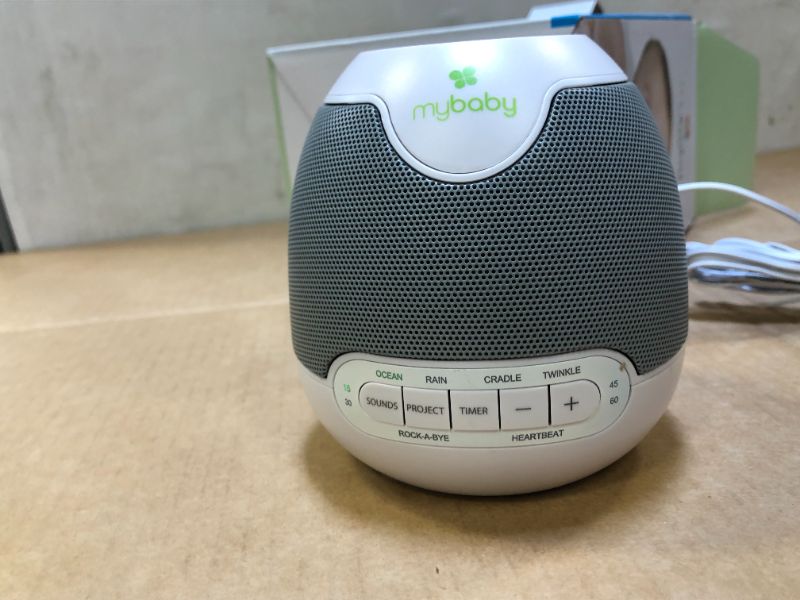 Photo 1 of MyBaby, SoundSpa Lullaby - Sounds & Projection, Plays 6 Sounds & Lullabies, Image Projector Featuring Diverse Scenes, Auto-Off Timer Perfect for Naptime, Powered by an AC Adapter, By HoMedics
