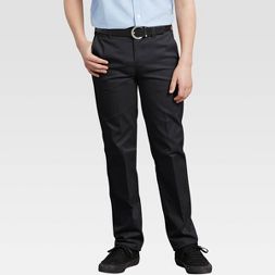 Photo 1 of Dickies® Boys' FlexWaist® Slim Fit Straight Leg Flat Front Pants Size 10

