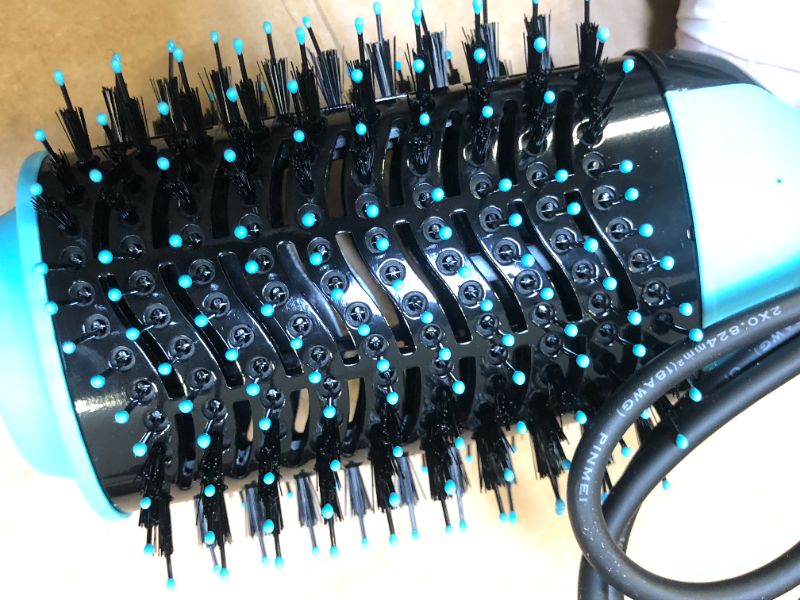 Photo 3 of  hair dryer brush Turquoise Blue