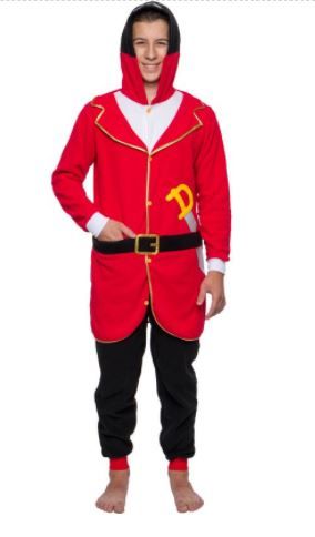 Photo 1 of FUNZIEZ! - Pirate Slim Fit Adult Unisex Novelty Union Suit - SIZE SMALL - 4 PACK

