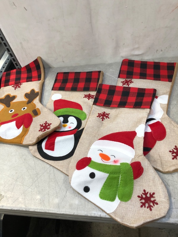 Photo 1 of 4 pack Christmas stockings 