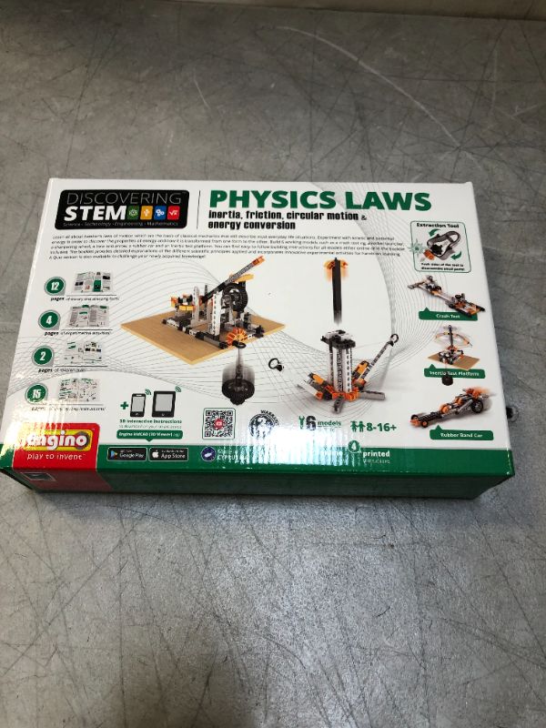 Photo 2 of  Engino ENG-STEM902 Physics Laws-Inertia, Friction, Master Set, Blue
factory sealed 