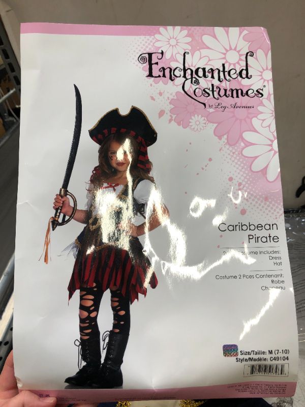 Photo 2 of 
Enchanted costumes Caribbean pirate size m ( 7- 10 ) 