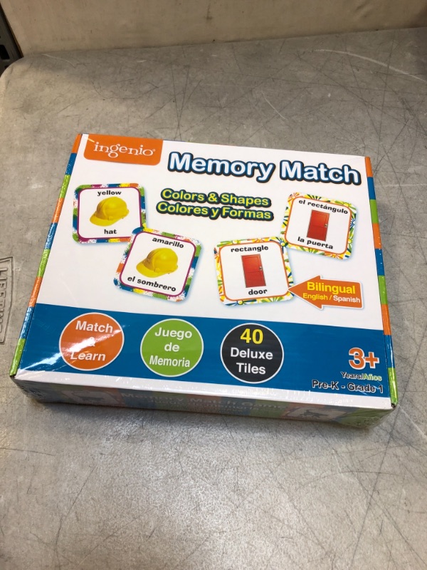 Photo 2 of Ingenio Colors & Shapes Memory Match Game

