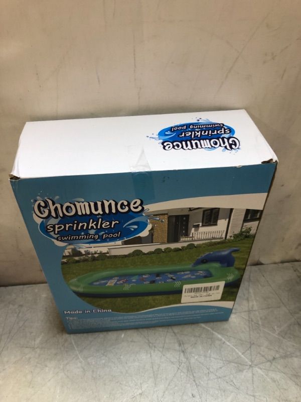 Photo 1 of Chomunce Splash Pad for Kids Inflatable Sprinkler Pool Outdoor Water Toys for Kid Ages 4-8 Summer Swimming Outside 3-in-1 Upgraded Spray Mat Birthday Gifts for 1 2 3 4 5 6 7 Years Old Boys and Girls
