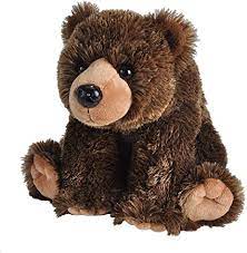 Photo 1 of Cuddlekins Grizzly Bear Plush Stuffed Animal by Wild Republic, Kid Gifts, Zoo An - factory sealed 