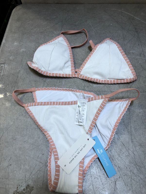 Photo 1 of Womens 2 pcs swimsuit set size small 