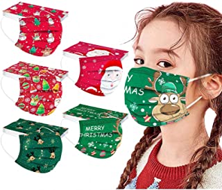 Photo 1 of 50/100 PCS 3 Ply Kids Disposable Face_Masks with Designs, Colorful Printed Design Face_ Mask for Boys Girls School Outdoor
