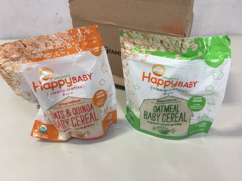 Photo 1 of HAPPY BABY BABY CEREAL 2 PACK EXP FEB 2022