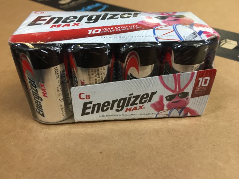 Photo 2 of Energizer MAX C Batteries, Premium Alkaline C Cell Batteries (8 Battery Count)
