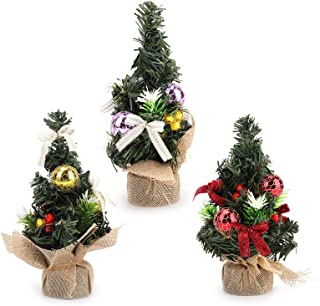 Photo 1 of 8" ARTIFICAL CHRISTMAS TRESS 3 PACKS OF 3