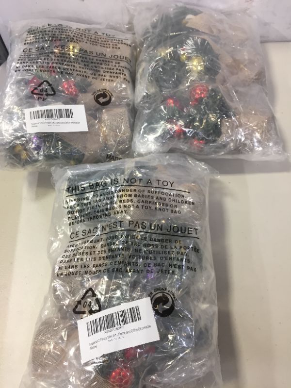 Photo 2 of 8" ARTIFICAL CHRISTMAS TRESS 3 PACKS OF 3