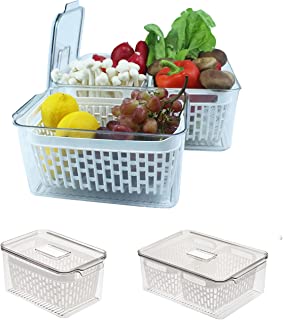 Photo 1 of Aimety-storage containers for refrigerator,fruit storage containers for fridge,veggie boxes for fridge?veggie storage container for refrigerator (15W×24L)
