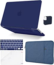 Photo 1 of KECC COMPATIBLE WITH MACBOOK AIR 13 INCH CASE 2020 HARD SHELL KEYBOARD COVER SLEEVE SCREEN PROTECTOR CHARGER CASE MATTE NAVY