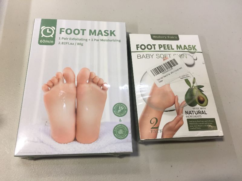 Photo 1 of 2 PACK FOOT MASK 