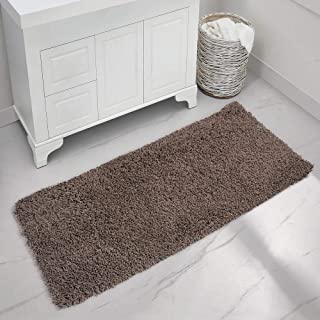 Photo 1 of Area Rug|COSY HOMEER Super Soft Indoor Bathroom Runner Bath Mat Non Slip,Machine Washable Accent Fur Rugs for Living Room Decor Dining Floor 27x45 Inch(Khaki)
