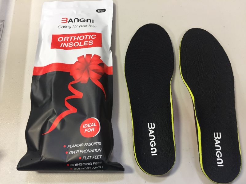 Photo 3 of 3ANGNI Orthotic Insloes Soft Arch Support Inserts Men Women Flat Feet Trim Free Size Shoe EVA Foam Orthopedic Running Inner Sole
8-9/ WOMEN9-10 280MM (BRAND NEW, OPENED FOR PICTURES)