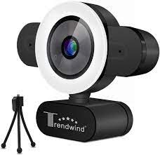 Photo 1 of Webcam with Microphone - 30FPS 1440P Full HD USB Web Camera (FACTORY SEALED, OPENED BOX FOR PICTURES)