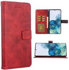 Photo 1 of ASUWISH PHONE CASE FOR SAMSUNG GALAXY S20 PLUS 5G FOLIO FLIP WALLET CASE RED