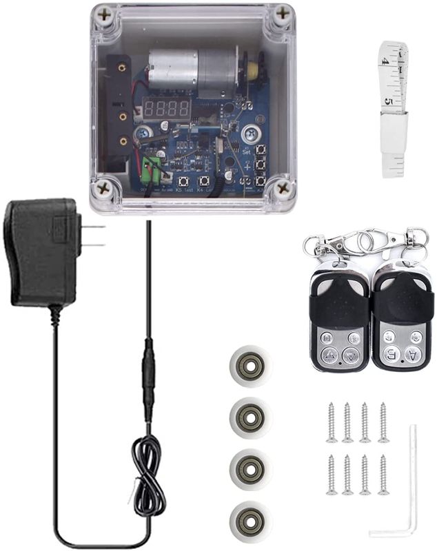 Photo 1 of TWSOUL Automatic Chicken Coop Door Opener Kit - Waterproof Indoor/Outdoor Auto Door Controller with Timer and Light Sensor for Chickens, Ducks Coop Door(110V Adapter OR AA Batteries)
