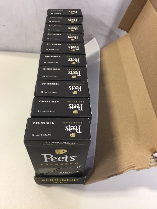 Photo 2 of Peet's Espresso Nerissimo Dark Roast Aluminum Capsules - 10ct/1.87oz 10 BOXES EXP JAN 2022