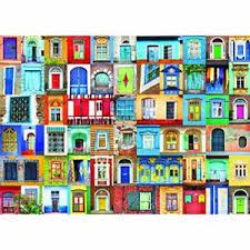 Photo 1 of colorcraft delightful door and windows 1000 piece jigsaw puzzle by colorcaft