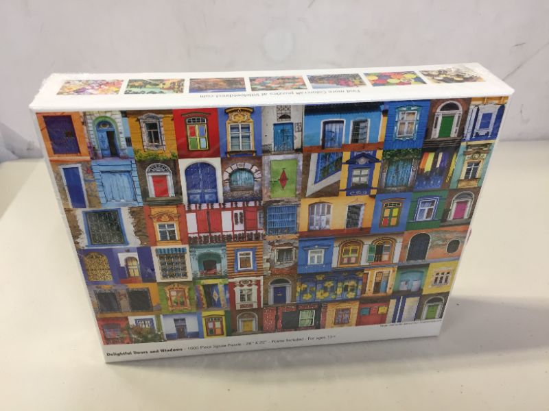 Photo 2 of colorcraft delightful door and windows 1000 piece jigsaw puzzle by colorcaft